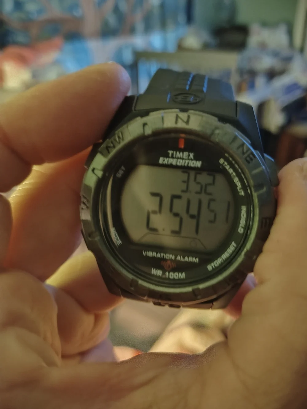 Timex Expedition Black Digital Vibration Alarm Watch